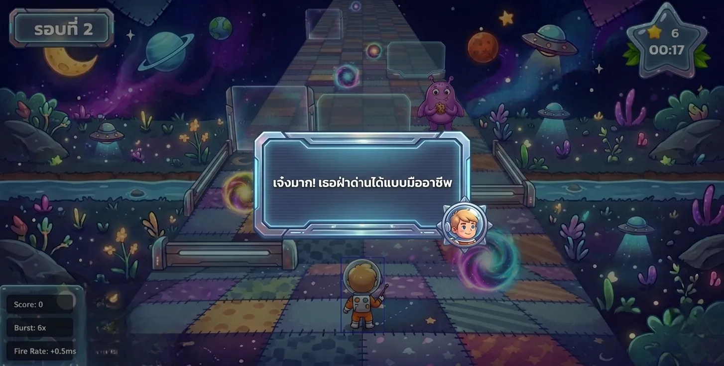 Space Cop Stage Clear